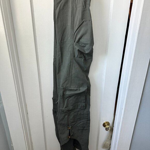 Overalls in dark olive by Madepants - Picture 2 of 7